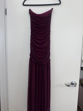 Brand new Peppermayo savaya dress mulberry Ruched Plum Maxi Dress - Women